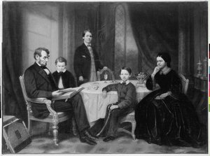 Familjen Lincoln, ca 1865